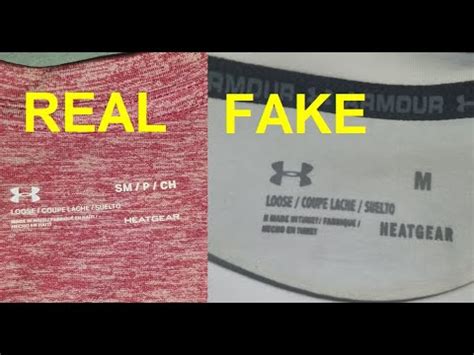 how to spot fake under armour clothing|under armour trademark.